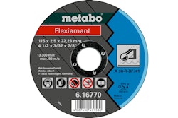 Metabo Flexiamant 115x2,5x22,23 StahlTrennscheibegerade Ausführung