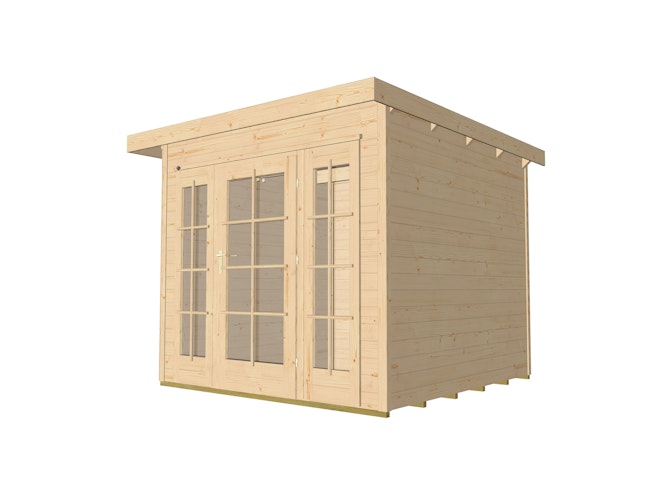 Weka Gartenhaus 172 mit Fensterfront - 21 mm