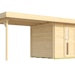 Weka Gartenhaus Designhaus 172 B mit Design-Einzeltüre und Anbau (295 cm)Bild