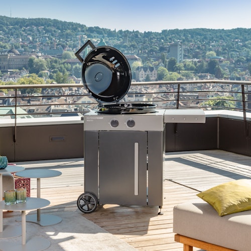 Outdoorchef Gaskugelgrill Arosa 570 G Grey Steel
