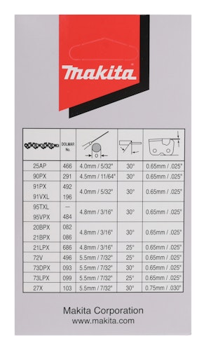 Makita Sägekette 95VPX 38cm 191H23-8 Bild