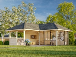 Palmako Pavillon Bianca 24,9 m² Set 210 Slide - 28 mm