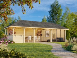 Palmako Pavillon Bianca 24,9 m² Set 215 Slide - 28 mm