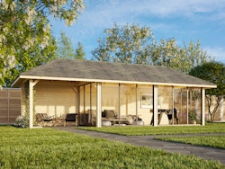 Palmako Pavillon Bianca 24,9 m² Set 218 Slide - 28 mm