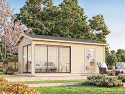 Palmako Gartenhaus Amanda 17,1 m² Slide - 44 mm