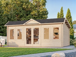 Palmako Gartenhaus Claudia Pentroof (Stufendach) 19,4 m² - 34 mm