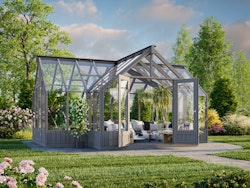 Palmako Gewächshaus / Pavillon / Glashaus Emilia 19,1 m²- 44 mm