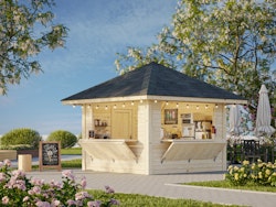 Palmako Marktstand Bianca 8,3 m² Set 105 - 28 mm