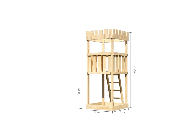 Akubi Kinderspielturm Ritterburg Löwenherz Bild