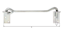 Vorschaubild Alberts® Sturmhaken mit Gegenplatte Ø12x280mm