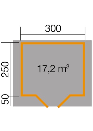 Weka Gartenhaus 209 - 28 mm Bild