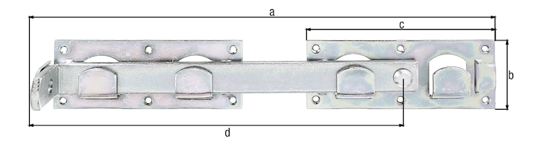 Alberts® Doppeltorüberwurf 423mm galvvz. Bild