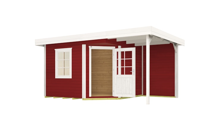 Weka Designhaus 213 A 28 mm inkl. 150 cm Anbau