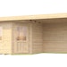 Weka Blockbohlen Saunahaus Salo 2 (mit 303 cm Anbau) inkl. Elementsauna 28/68 mm inkl. 10-teiligem gratis Zubehörset (Gesamtwert 237,40 €)Bild
