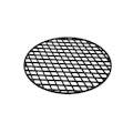 Yakiniku Grillrost Gusseisen 22'' kariert halbrundVorschaubild