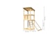 Akubi Kinderspielturm Anna mit Pultdach inkl. NetzrampeBild