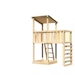 Akubi Kinderspielturm Anna mit Pultdach inkl. Anbauplattform und KletterwandBild