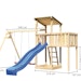 Akubi Kinderspielturm Anna mit Pultdach inkl. Wellenrutsche, Doppelschaukel und Anbauplattform inkl. gratis ZubehörsetBild