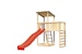 Akubi Kinderspielturm Anna mit Pultdach inkl. Anbauplattform, Wellenrutsche und KletterwandBild