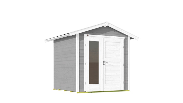 Weka Gartenhaus 224 A inkl. moderner Design-Doppeltür - 21 mm