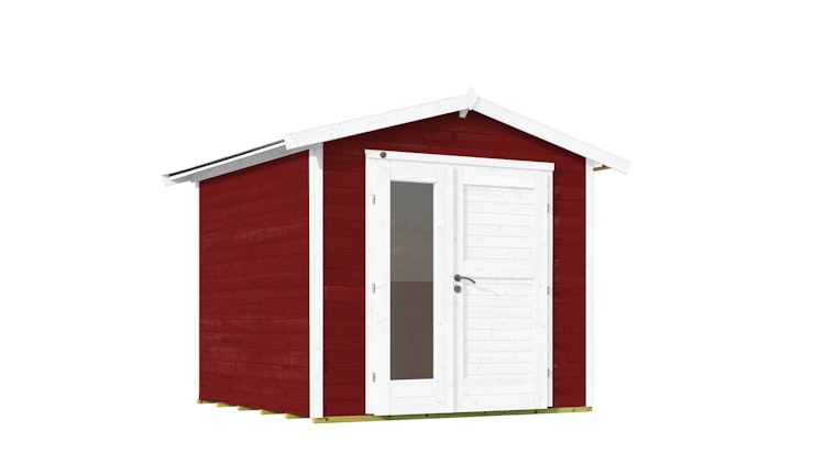 Weka Gartenhaus 224 A inkl. moderner Design-Doppeltür - 21 mm