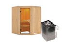 Vorschaubild Karibu Sauna Larin mit Eckeinstieg 68 mm