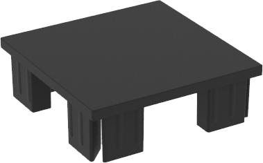 Fiberdeck BOSTON Pfostenkappe 75 x 75 mm Anthrazit