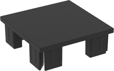 Fiberdeck BOSTON Pfostenkappe 75 x 75 mm Anthrazit