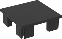 Fiberdeck BOSTON PVC Pfostenkappe 75 x 75 mm Schwarz RAL9005Zubehörbild