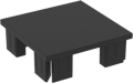 Fiberdeck BOSTON PVC Pfostenkappe 75x75mm Schwarz RAL9005Vorschaubild