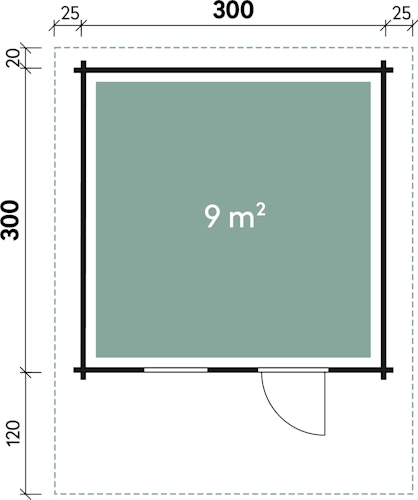 Wolff Finnhaus Blockbohlenhaus Monika 34-A/B