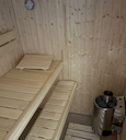 Vorschaubild B-Ware Karibu Energiespar-Sauna Caspin mit Eckeinstieg 68 mm inkl. 3,6 kW Plug&Play Bio-Kombiofen externer Steuerung Easy (Zustand gebraucht und teilmontiert)