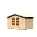 Karibu Woodfeeling Gartenhaus Amberg 2/3/4/5 naturbelassen - 19 mm inkl. gratis Innenraum-Pflegebox im Wert von 99€Bild