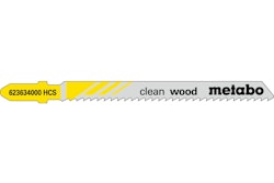 Metabo 3 Stichsägeblätter "clean wood" 74/ 2,5 mmHCS