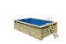 Karibu Rechteck Pool Gr. 3 - 350 x 530 cm - kesseldruckimprägniert inkl. gratis Sandfilteranlage & Pool-PflegesetBild