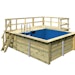 Karibu Rechteck Pool Gr. 1 - 350 x 320 cm - kesseldruckimprägniert inkl. gratis Sandfilteranlage & Pool-PflegesetBild