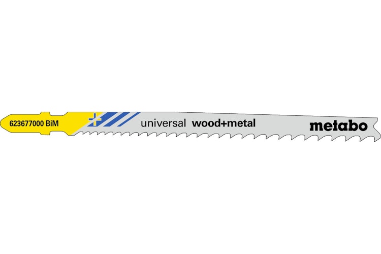 Metabo 5 Stichsägeblätter "universal wood + metal" 106 mmprogressivBiM