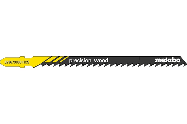 Metabo 5 Stichsägeblätter "precision wood" 104/ 4,0 mmHCS