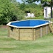 Karibu Pool Modell 4 Classic A/B/C/D 610 x 400 cm - kesseldruckimprägniert inkl. gratis Sandfilteranlage & Pool-Pflegeset