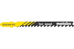 Metabo 5 Stichsägeblätter "fast wood" 74/ 4,0-5,2 mmprogressivHCSmit Eintauchspitze