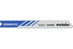 Metabo 5 U-Stichsägeblätter "basic metal" 52/ 2,0 mmHSSUniversalschaft