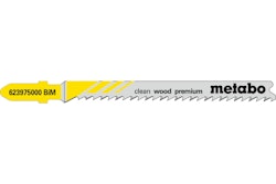 Metabo 5 Stichsägeblätter "clean wood premium" 74/ 2,7 mmBiMmit Eintauchspitze