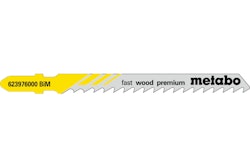Metabo 5 Stichsägeblätter "fast wood premium" 74/ 4,0 mmBiM