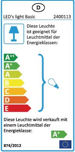 Shada  Budget LED Leuchte IP65 mit LED Röhre 2X18W 120CM 3600LM ABS/PC 