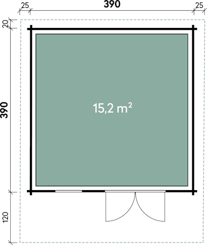 Wolff Finnhaus Blockbohlenhaus Lisa 44-A/B/C isolierverglast