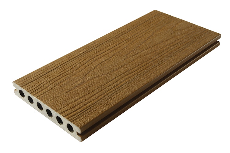 Fiberdeck Premium WPC-Terrassendiele RHK Teak 23 x 138 mm Bild