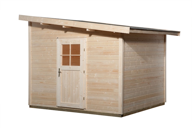 Weka 28 mm Gartenhaus 260 Anbauhaus