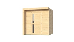 Weka Design Gartenhaus 262 C mit Design-Einzeltür - 21 mm