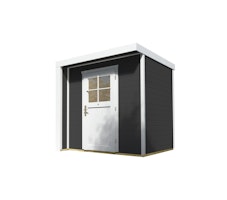 Weka Design Gartenhaus 262 mit Einzeltür - 21 mm