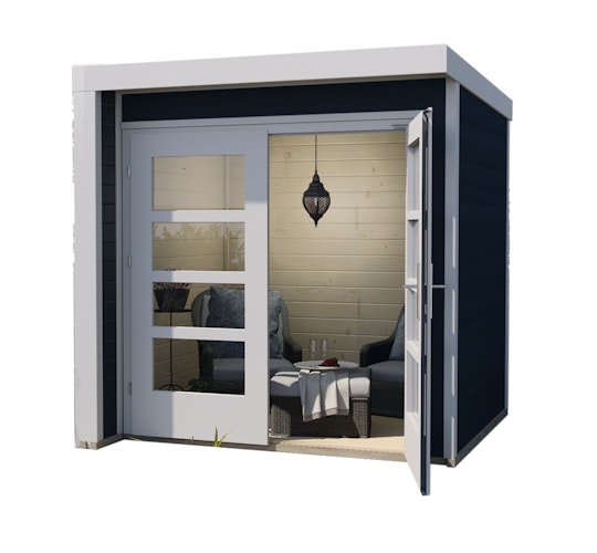 Weka Design Gartenhaus 262 A mit Doppeltür - 21 mm